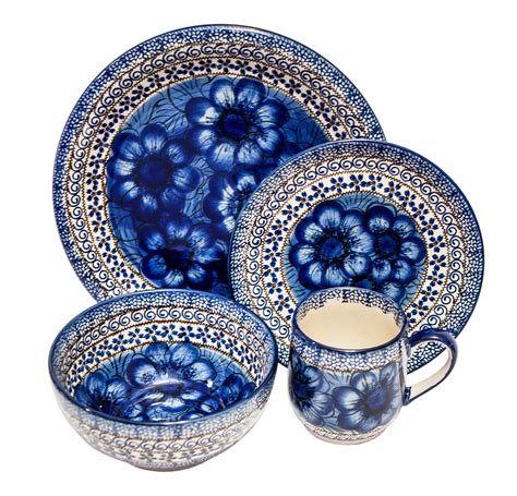 polish pottery dinnerware sets